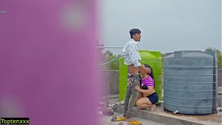 Hindi Beneran Panas Di Atap! Tolong Jangan Pancut Di Dalam Memek