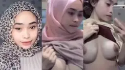 Hijab Pink Seksi Pamer Kulit Mulus Bikin Ngilu
