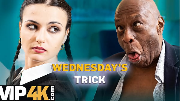 Daddy4k. Mimpi Kontol Hitam Besar Wednesday Addam Akhirnya Kesampaian, Nikmatin Sampe Merembeh.