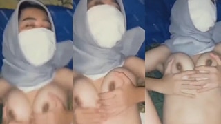 Hijab Putih Transparan Yang Bikin Lihat Doang Langsung Ngilu.