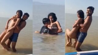 Pemuda Nelayan Ngewe Pacar Telanjang Di Laut, Basah Kuyup Dan Panas.
